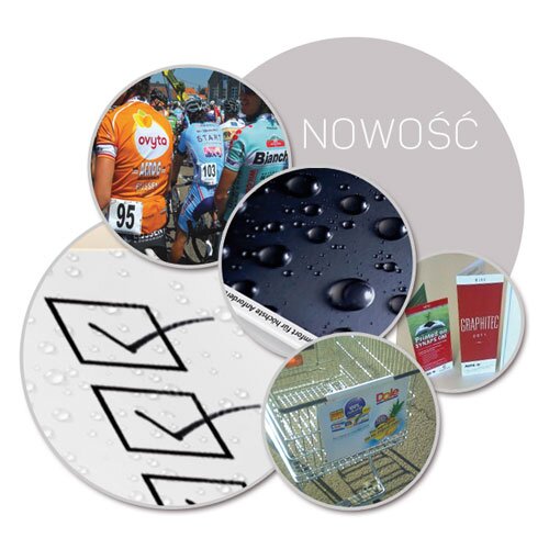 Druk na foliach, papier syntetyczny, wizytówki plastikowe, identyfikatory, numery startowe, druk na tworzywach sztucznych